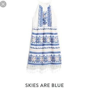 Skies Are Blue Embroidered Felizia Dress